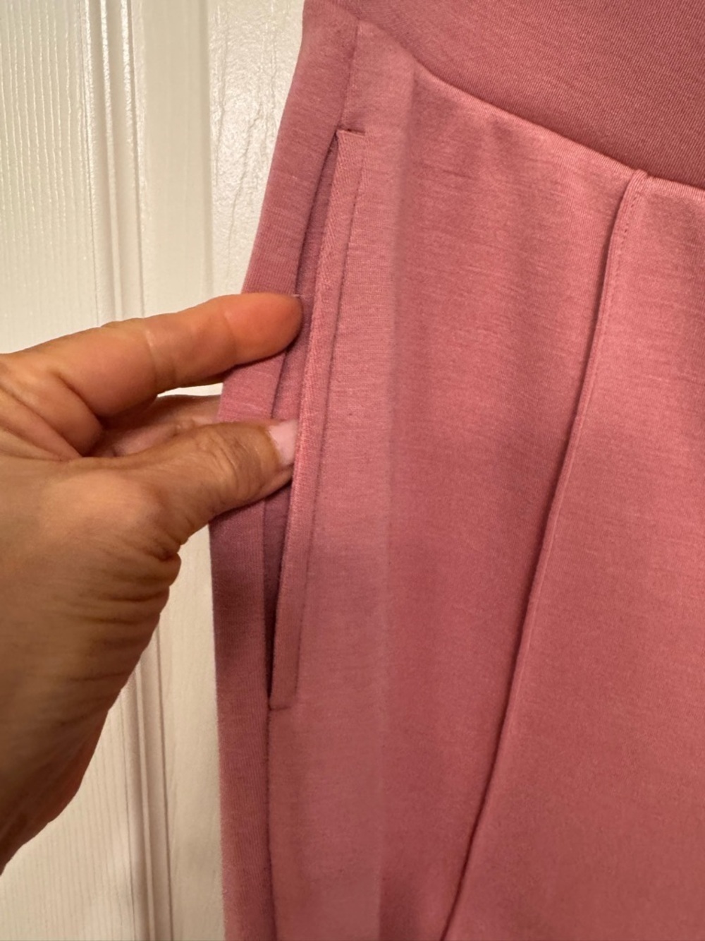New - Soma Cinder Rose Ponte Track Joggers - Picture 8 of 9